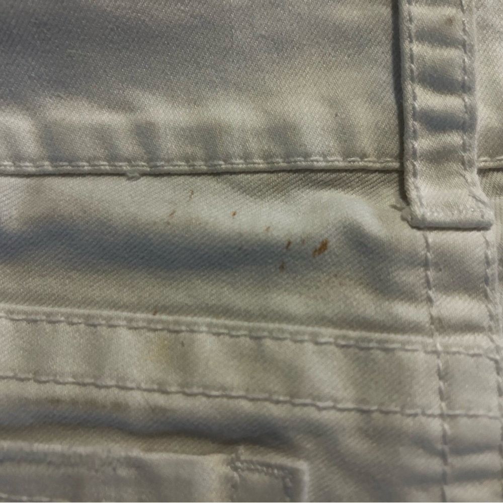 Seven7 Cream Denim Jean cropped - Picture 8 of 9